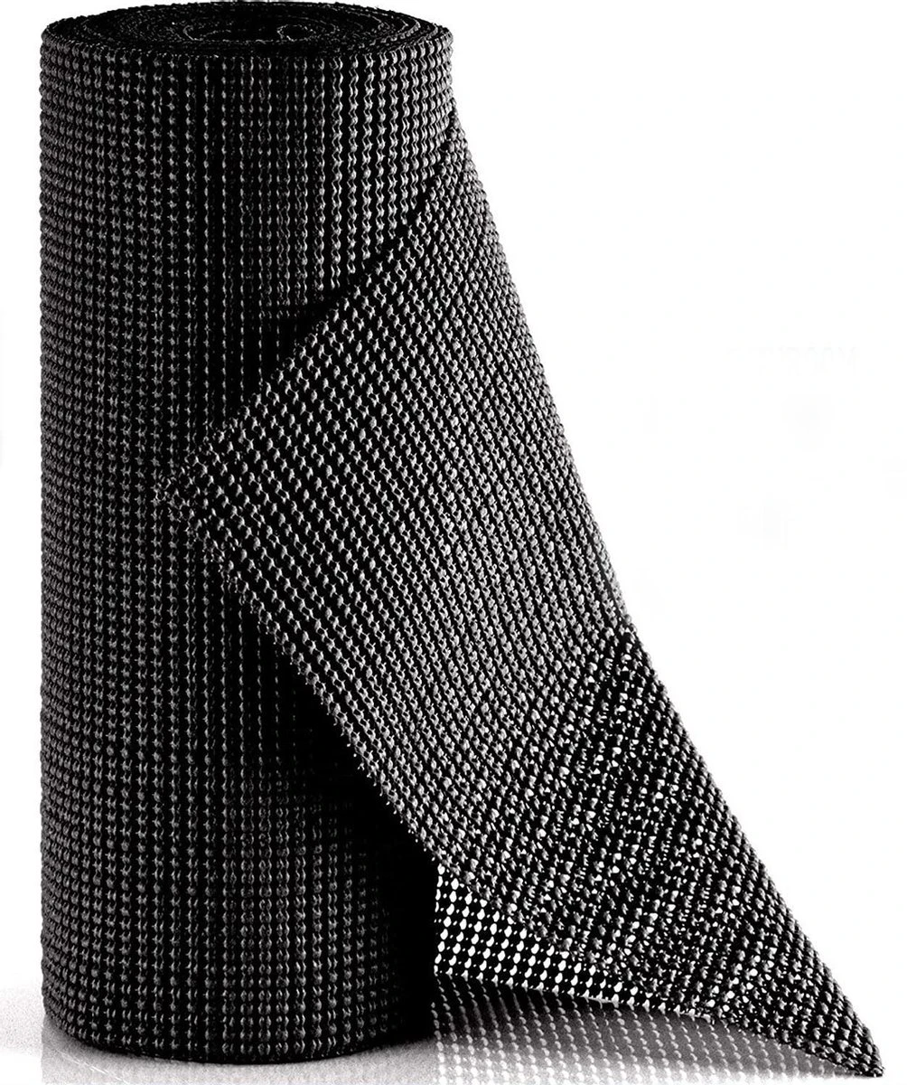 SWILIX ® Antislipmat Voor Kasten En Lades, Douchemat - Badkamermat - Badmat, Dienblad, Vloer - 4 Meter Rol - Anti Slip Mat - 400 X 30 Cm - Zwart 3 SWILIX ® Antislipmat Voor Kasten En Lades, Douchemat - Badkamermat - Badmat, Dienblad, Vloer - 4 Meter Rol - Anti Slip Mat - 400 X 30 Cm - Zwart