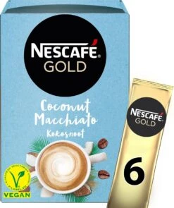 Nescafé Gold Coconut Macchiato Oploskoffie - 6 Doosjes à 6 Zakjes -Woonwinkel 1005x1200 2
