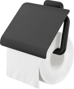 Tiger Carv - Toiletrolhouder Met Klep - Zwart 15 Tiger Carv - Toiletrolhouder Met Klep - Zwart -Woonwinkel 1005x1200 4