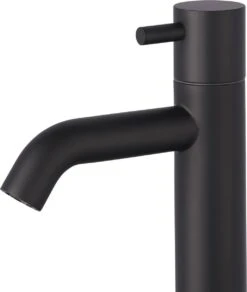 Merkloos Saqu Eurotrend Fonteinkraan - Hoog Model - Toiletkraan - Koudwaterkraan - Mat Zwart -Woonwinkel 1015x1200 3