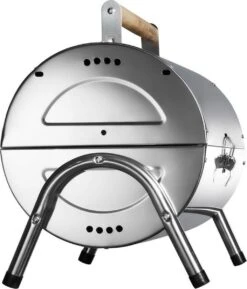 BBQ Collection Houtskoolbarbecue - Cilinder - Chroom -Woonwinkel 1024x1200 1