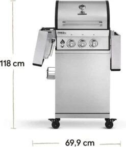 Burnhard Gas BBQ FRED JR. Deluxe - 2 Branders - Incl. Keramische Infraroodbrander & Afdekhoes - Deluxe 41 Burnhard Gas BBQ FRED JR. Deluxe - 2 Branders - Incl. Keramische Infraroodbrander & Afdekhoes - Deluxe -Woonwinkel 1027x1200 1