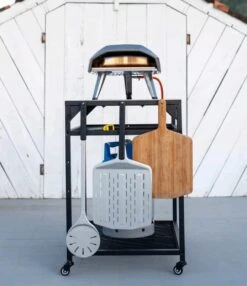 Ooni - Tafel - Medium - Pizza Tafel - 60x80x 90cm - RVS - Zwart -Woonwinkel 1035x1200