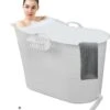 EKEO Zitbad - 210L - Mobiele Badkuip - Bath Bucket - Wit -Woonwinkel 1046x1200 2