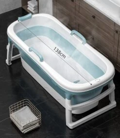 Simple Fix Zitbad - 138cm - Opvouwbaar Bad - Bath Bucket - Zitbad Voor Volwassenen - 220L - Extra Lang - Blauw 13 Simple Fix Zitbad - 138cm - Opvouwbaar Bad - Bath Bucket - Zitbad Voor Volwassenen - 220L - Extra Lang - Blauw -Woonwinkel 1050x1200