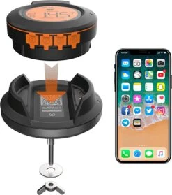 ToGrill - Smart Bluetooth Barbecue Dome Thermometer Met 2 Probes AT-02 | Draadloze Slimme BBQ Vleesthermometer Met App | -Woonwinkel 1061x1200 1