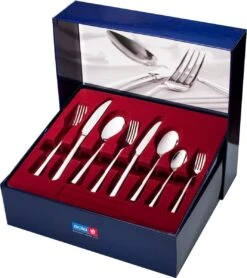 Sola Bestekset Luxor - Modern - 8 Persoons - 70 Delig - Zilverwit Edelstaal 18/10 - RVS - Zilver -Woonwinkel 1068x1200 5