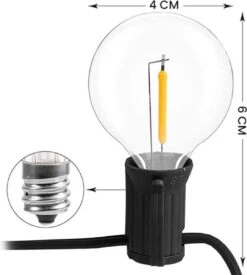 A Sunny Day Solar Lichtsnoer Buiten Inclusief 25 LED Lampen Voor Buiten - Lichtsnoer Op Zonne-energie - 25 LED Lampen - Solar Tuinverlichting - Lichtslinger - Prikkabel - Priklicht - Lichtsnoer -Woonwinkel 1077x1200 1