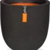Capi Europe - Bloempot Bol Smooth NL - 35x34 - Zwart - Voor Binnen En Buiten - KBL932 -Woonwinkel 1081x1200
