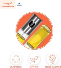 BooGoo® - RVS Olijfolie Sprayer Extreme Deluxe - Olijfolie Fles Verstuiver Voor Keuken - Oliespray - Oliefles - BBQ Accesoires - Olie Pomp Bakspray - Cooking Spray 24 BooGoo® - RVS Olijfolie Sprayer Extreme Deluxe - Olijfolie Fles Verstuiver Voor Keuken - Oliespray - Oliefles - BBQ Accesoires - Olie Pomp Bakspray - Cooking Spray -Woonwinkel 1087x1200 1