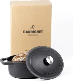 Gietijzeren Braadpan - Sudderpan Zwart Van Daumonet - Ovaal - Ø 29 Cm - 3 Liter - 100% PFAS & PFOA Vrij - Emaille - Geschikt Voor Alle Warmtebronnen - Elektrisch - Gas - Halogeen - Inductie - Keramisch - Vaatwasserbestendig -Woonwinkel 1087x1200 2