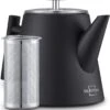 Silberthal - Theepot Met Filter - 1 L - RVS Dubbelwandig - Zwart - Cadeau -Woonwinkel 1101x1200 1