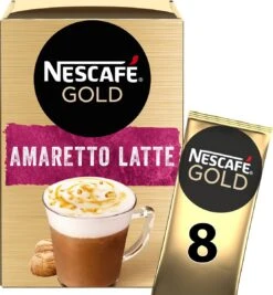 Nescafé Gold Amaretto Latte Oploskoffie - 6 Doosjes à 8 Zakjes -Woonwinkel 1111x1200 3
