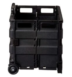 MH Label - XXL - Boodschappentrolley - 70 Liter - Inklapbaar Boodschappenkrat - Vouwkrat Op Trolley - Boodschappenkar - Opbergkrat - Opvouwbaar - Krat Trolley -Woonwinkel 1119x1200 1