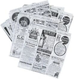 Rainbecom - 50 Stuks - 19 X 17 Cm - Hamburger Zakje Papier - Vetvrij Papier - Papieren Zak Voor Sandwiches - Krant -Woonwinkel 1119x1200 2