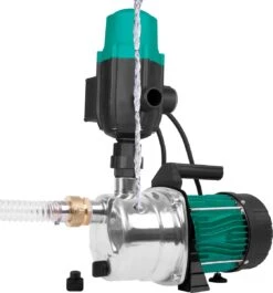 VONROC Hydrofoorpomp / Automatische Pomp - 1000W - 3500l/h - Met Drukschakelaar - Droogloopbeveiliging - Voor Besproeien En Huishoudwater -Woonwinkel 1120x1200