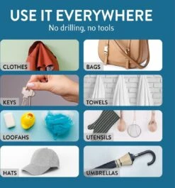 Tatkraft George Heavy Duty Zelfklevende Wandhaakjes - RVS Handdoekhouder Haak - Muur Ophang Zelfklevend Muurhaak Ophanghaakjes - Handdoekklem Keuken Ophanghaak Zonder Boren - Wand Theedoek / Handdoek Houder - Universeel Gebruik - Set Van 4 Stuks 13 Tatkraft George Heavy Duty Zelfklevende Wandhaakjes - RVS Handdoekhouder Haak - Muur Ophang Zelfklevend Muurhaak Ophanghaakjes - Handdoekklem Keuken Ophanghaak Zonder Boren - Wand Theedoek / Handdoek Houder - Universeel Gebruik - Set Van 4 Stuks -Woonwinkel 1120x1200 3