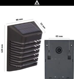 Arisenn® Crystal Solar Buitenlamp - IP65 Waterdicht - Prachtige Solar Technologie Monokristal Zonnepaneel Wandlamp - 3000K Warm Wit (sfeervol) - Tuinverlichting Op Zonne-energie | Schutting Wand Licht 18 Arisenn® Crystal Solar Buitenlamp - IP65 Waterdicht - Prachtige Solar Technologie Monokristal Zonnepaneel Wandlamp - 3000K Warm Wit (sfeervol) - Tuinverlichting Op Zonne-energie | Schutting Wand Licht -Woonwinkel 1136x1200