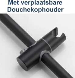 Moodcare® Glijstang - Douche Glijstang - 70 Cm - Mat Zwart - Zonder Boren -Woonwinkel 1143x1200 3