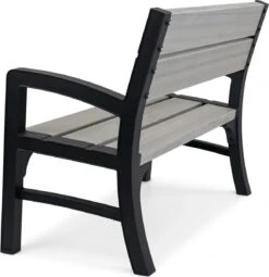 Keter Montero Tuinbank – 2-personen - 120x61x91cm - Grafiet -Woonwinkel 1161x1200