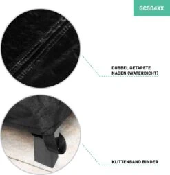 VONROC Premium Tuinbank Beschermhoes – L-vorm - 215/85 X 215/85 X 70cm -Woonwinkel 1163x1200 1