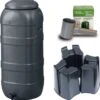 Harcostar Rainsaver Regenton 100 Liter Antraciet Met Vulautomaat En 3 Delige Voet -Woonwinkel 1166x1200 1