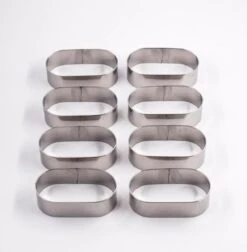 Sloffenring Taartvorm Set Met 8x Sloffenvorm Bakvorm En 1x Verstelbaar Bakframe – Slofvorm – Slofring – Slof Rond – Bakring Ovaal – Taartring – Kookring – Garneerring -Woonwinkel 1176x1200 7