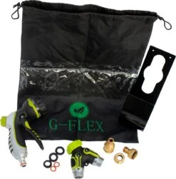 G-Flex Flexibele Tuinslang - Waterslang - 8 Verschillende Sproeistanden - Inclusief Opbergtas/splitter/Koppelstuk/Houder/Rubbers - 30 Meter -Woonwinkel 1181x1200 1