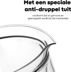 Vatten® Premium Glazen Theepot - 700ml - Dubbelwandig - Anti-drup - Transparant -Woonwinkel 1181x1200 4