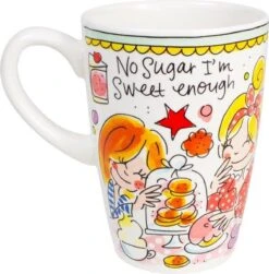 Blond Amsterdam Even Bijkletsen Beker XL 500 Ml - Mint Rand 9 Blond Amsterdam Even Bijkletsen Beker XL 500 Ml - Mint Rand -Woonwinkel 1183x1200 6