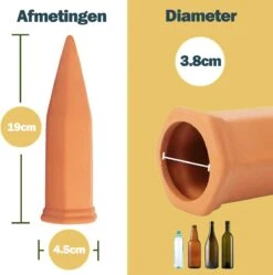 Bloomin Waterdruppelaar Van Terracotta - Waterdruppelaar Voor Planten - Druppelsysteem - Irrigatiesysteem - Watergeefsysteem - Bewateringssysteem - 8 Stuks -Woonwinkel 1188x1200 1