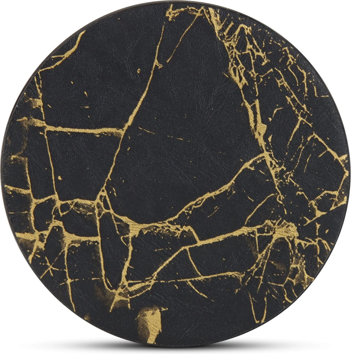 Castagnola Kunstlederen Onderzetters Met Houder – Onderzetters Voor Glazen – Onderzetters Design – Onderzettersset – Drink Onderzetters – Kunstleer – Leren Onderzetters – Set Van 16 – Zwart/Goud 9 Castagnola Kunstlederen Onderzetters Met Houder – Onderzetters Voor Glazen – Onderzetters Design – Onderzettersset – Drink Onderzetters – Kunstleer – Leren Onderzetters – Set Van 16 – Zwart/Goud - Afbeelding 7