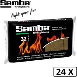 Samba Aanmaakblokjes Bruin á 24 X 32 Stuks - Omdoos Is 768 Aanmaakblokjes -Woonwinkel 1191x1200 6