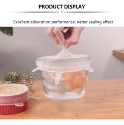 Siliconen Vershoud Deksels – Set Van 6 Stuks – Flexibel – Herbruikbaar – Wit - Stretch Tot Wel 30 Cm 16 Siliconen Vershoud Deksels – Set Van 6 Stuks – Flexibel – Herbruikbaar – Wit - Stretch Tot Wel 30 Cm -Woonwinkel 1192x1200