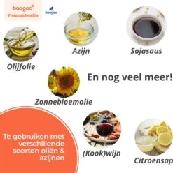 BooGoo® - RVS Olijfolie Sprayer Extreme Deluxe - Olijfolie Fles Verstuiver Voor Keuken - Oliespray - Oliefles - BBQ Accesoires - Olie Pomp Bakspray - Cooking Spray 18 BooGoo® - RVS Olijfolie Sprayer Extreme Deluxe - Olijfolie Fles Verstuiver Voor Keuken - Oliespray - Oliefles - BBQ Accesoires - Olie Pomp Bakspray - Cooking Spray -Woonwinkel 1193x1200 5