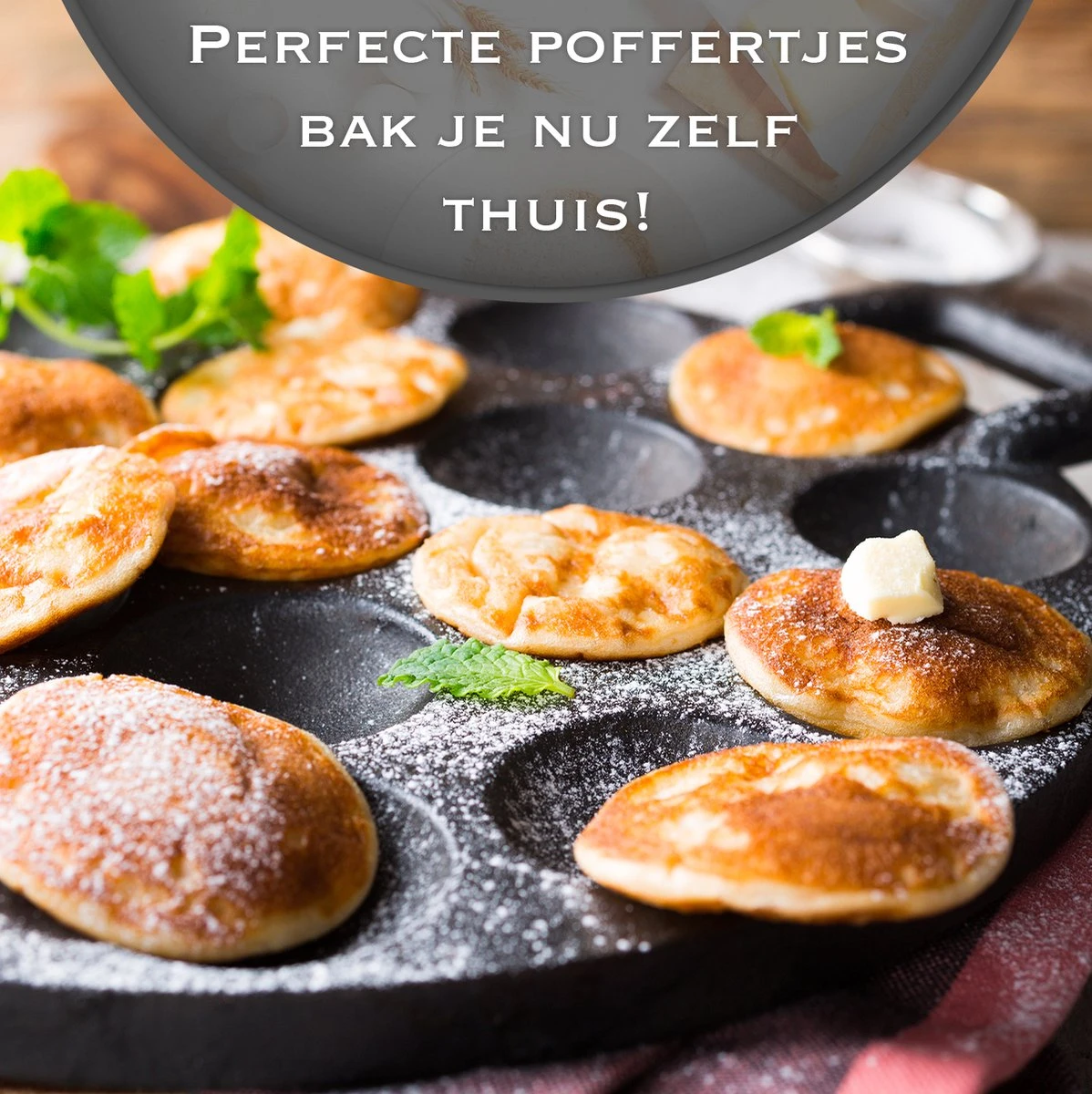 IRONO Poffertjespan Set - Incl. Doseerfles, Kwast En Vork - Poffertjespan Inductie En Electrisch - Poffertjesmaker 19 Poffertjes - Poffertjes Maken - Spuitfles - Cadeau Voor Mannen En Vrouwen 7 IRONO Poffertjespan Set - Incl. Doseerfles, Kwast En Vork - Poffertjespan Inductie En Electrisch - Poffertjesmaker 19 Poffertjes - Poffertjes Maken - Spuitfles - Cadeau Voor Mannen En Vrouwen - Afbeelding 5