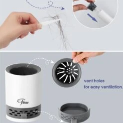 Fleau Luxe WC Borstel Met Houder - Siliconen Toiletborstel - Hygiënisch & Antibacterieel - Vrijstaand Of Hangend - Wit -Woonwinkel 1198x1200 52