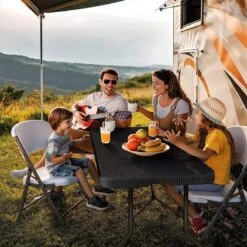 Lenx Klaptafel - Inklapbare Tafel - Opvouwbare Tuintafel - Vouwtafel - Inclusief Handvat En 2 Tafelkleden - 180x75x74cm - 6 Tot 8 Personen 18 Lenx Klaptafel - Inklapbare Tafel - Opvouwbare Tuintafel - Vouwtafel - Inclusief Handvat En 2 Tafelkleden - 180x75x74cm - 6 Tot 8 Personen -Woonwinkel 1199x1200 1