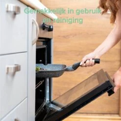 Coninx Grillpan 28CM - Steakpan - Afneembare Handgreep - PFAS-vrij - Grijs -Woonwinkel 1199x1200 9