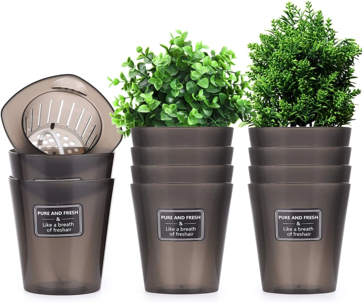 Merkloos Kruidenpot Waterreservoir Verse Kruiden Plantenpot Met Watergeefsysteem Voor Vensterbank Keuken Kruidentuin Binnen Set Van 10 Stuks Zwart 3 Merkloos Kruidenpot Waterreservoir Verse Kruiden Plantenpot Met Watergeefsysteem Voor Vensterbank Keuken Kruidentuin Binnen Set Van 10 Stuks Zwart