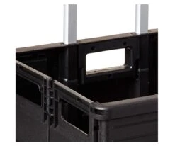 MH Label - XXL - Boodschappentrolley - 70 Liter - Inklapbaar Boodschappenkrat - Vouwkrat Op Trolley - Boodschappenkar - Opbergkrat - Opvouwbaar - Krat Trolley -Woonwinkel 1200x1003