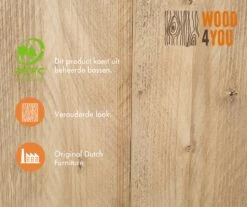 Wood4you - Tuinbank - Ameland - 'Doe Het Zelf' Bouwpakket Steigerhout 152Lx72Hx57D Cm - Incl Kussen -Woonwinkel 1200x1005 3