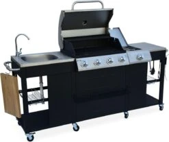 Alice's Garden Gas BBQ D'Artagnan - Zwart - 5 Branders - Buitenkeuken -Woonwinkel 1200x1005 7