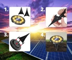 Q-Mate 4 X LED Solar Grondspot Zwart - Solar Tuinverlichting - Buitenlamp - Tuinverlichting Op Zonne-Energie 15 Q-Mate 4 X LED Solar Grondspot Zwart - Solar Tuinverlichting - Buitenlamp - Tuinverlichting Op Zonne-Energie -Woonwinkel 1200x1008 2