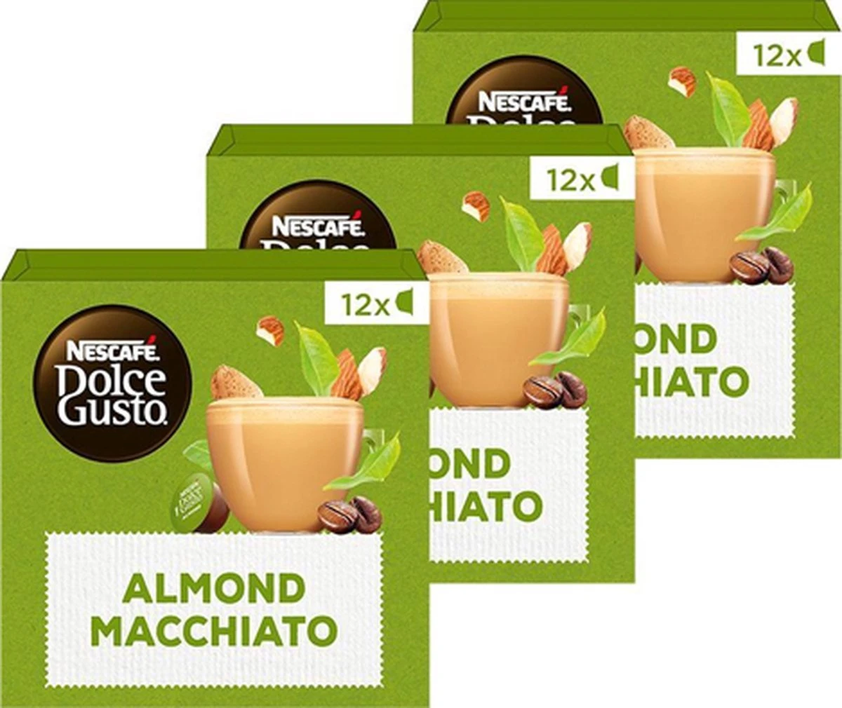 Nescafé Dolce Gusto Almond Macchiato Capsules - Vegan Koffie - 36 Koffiecups 3 Nescafé Dolce Gusto Almond Macchiato Capsules - Vegan Koffie - 36 Koffiecups
