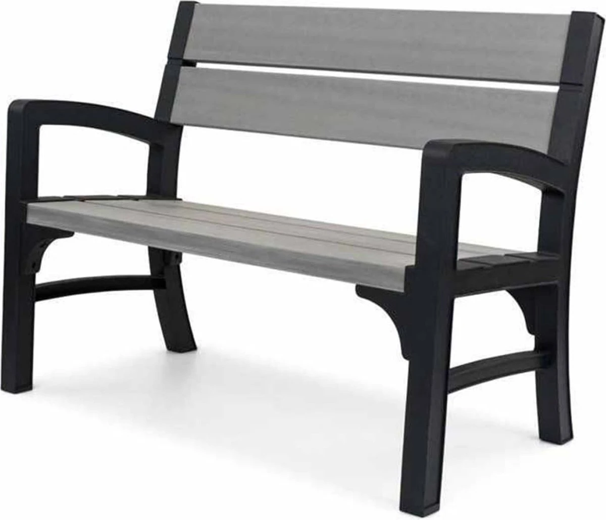Keter Montero Tuinbank - 3-personen - 150x62,5x89cm – Grafiet 19 Keter Montero Tuinbank - 3-personen - 150x62,5x89cm – Grafiet - Afbeelding 17