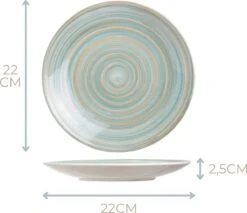 Cosy&Trendy Serviesset 24-delig Turbolino Blauw -Woonwinkel 1200x1034