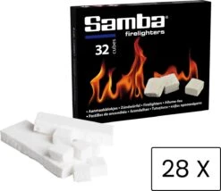 Samba Aanmaakblokjes Wit - Kerosine - 896 Stuks - Omdoos 13 Samba Aanmaakblokjes Wit - Kerosine - 896 Stuks - Omdoos -Woonwinkel 1200x1038