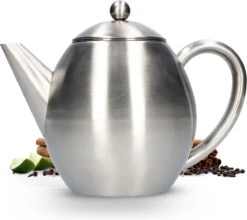 Vaja Valerie - Theepot Met Filter - Dubbelwandig - RVS - 1.2L -Woonwinkel 1200x1068 2