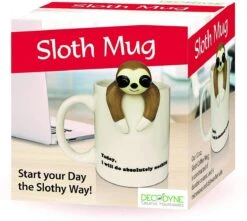 Decodyne Luiaard Luie Grappige Koffiemok, Grappige Cadeaus Voor Vrouwen En Mannen 35 Cl -Woonwinkel 1200x1072 8